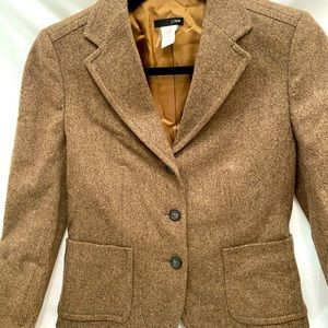 Brown Wool JCrew Blazer Size 2